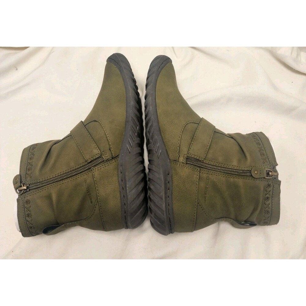 JBU by Jambu Ankle Boots Dottie Olive Green Water Resistant Women 7.5 - Picture 4 of 10